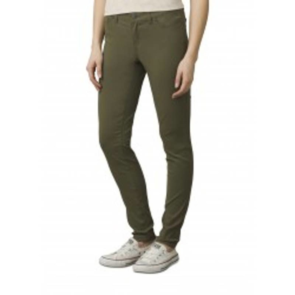 Prana Green Mid Rise Women's Stretch Skinny Pants Size 6/28